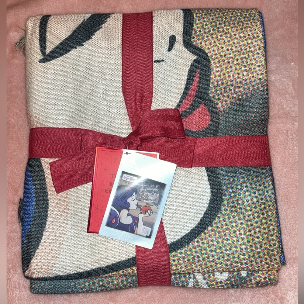 Brand New Snow White Throw Blanket